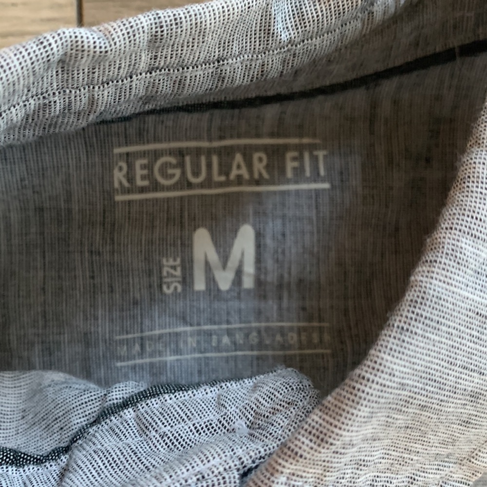 Gray button down - Picture 2 of 3